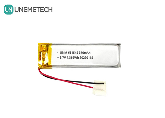 3.7V 370mAh 651545 ডিজিটাল প্রোডাক্টের জন্য রিচার্জযোগ্য লিথিয়াম লিথিয়াম-আয়ন পলিমার ব্যাটারি