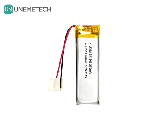 3.7V 370mAh 651545 ডিজিটাল প্রোডাক্টের জন্য রিচার্জযোগ্য লিথিয়াম লিথিয়াম-আয়ন পলিমার ব্যাটারি