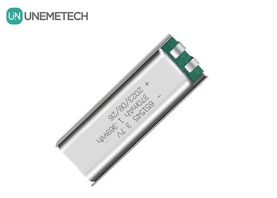 3.7V 370mAh 651545 ডিজিটাল প্রোডাক্টের জন্য রিচার্জযোগ্য লিথিয়াম লিথিয়াম-আয়ন পলিমার ব্যাটারি