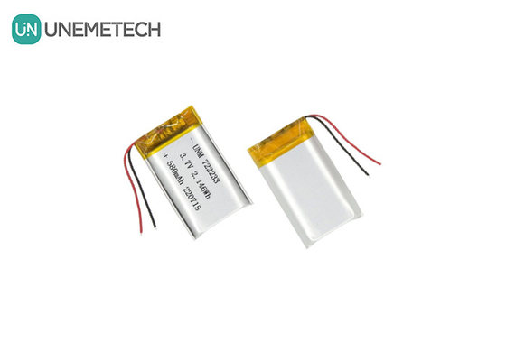 লিথিয়াম পলিমার ব্যাটারি 722233 3.7V 580mAh LiPo ব্যাটারি চীন থেকে প্রস্তুতকারক