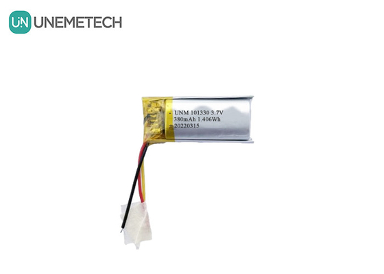 3স্মার্টওয়াচের জন্য.7V 380mAh রিচার্জযোগ্য লি-পলিমার ব্যাটারি 101330