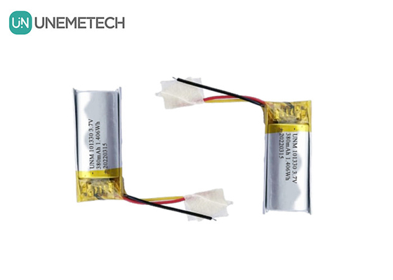 3স্মার্টওয়াচের জন্য.7V 380mAh রিচার্জযোগ্য লি-পলিমার ব্যাটারি 101330