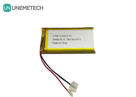3স্মার্টফোনের জন্য.7V 3000mAh রিচার্জযোগ্য উচ্চ ক্ষমতা লিথিয়াম পলিমার ব্যাটারি 113465