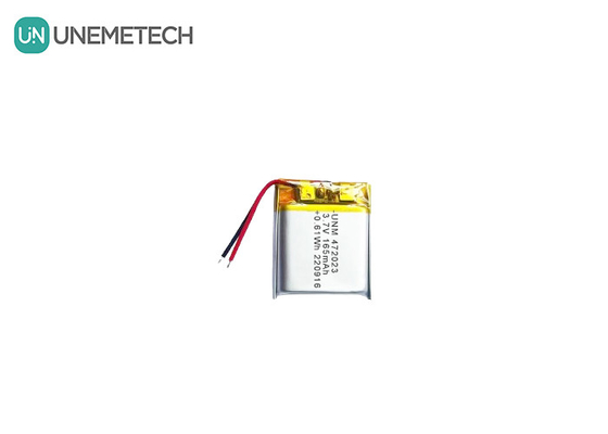 রিচার্জযোগ্য লিথিয়াম-আইন পলিমার ব্যাটারি 3.7V 165mAh 472023 MP3 প্লেয়ার ব্যাটারি