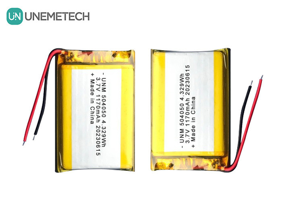 3.7V 1170mAh Seamless Integration Lipo Rechargeable Battery 504050 পাওয়ার টুলসের জন্য