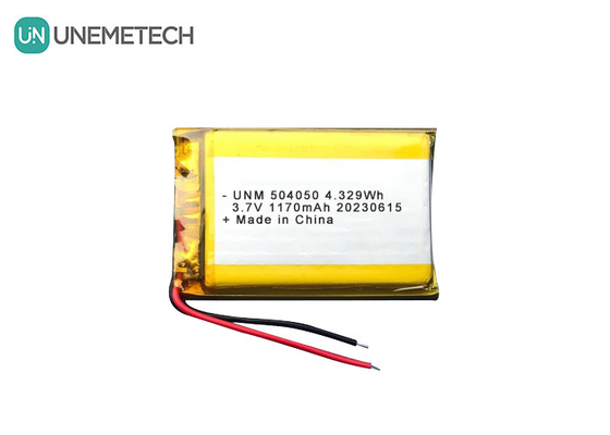 3.7V 1170mAh Seamless Integration Lipo Rechargeable Battery 504050 পাওয়ার টুলসের জন্য