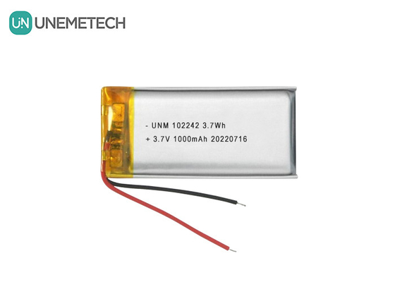 3.7V 1000mAh 102242 টেবিল ল্যাম্পের জন্য স্ট্যান্ডার্ড লিথিয়াম আয়ন পলিমার ব্যাটারি