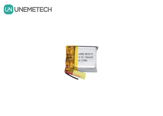 3ওয়্যারলেস হেডসেটের জন্য.7V 100mAh ছোট লিথিয়াম পলিমার ব্যাটারি 362019