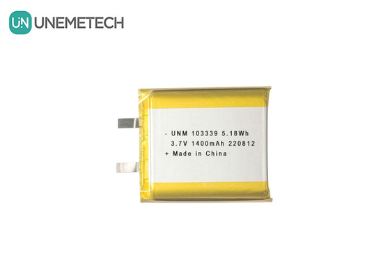 3.7V 1400mAh উচ্চ-কার্যকারিতা লিথিয়াম-আয়ন পলিমার ব্যাটারি 103339 খেলনা গাড়ির জন্য