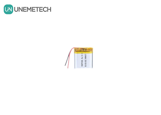 3.7V 30mAh 251515 ছোট ইলেকট্রনিক থার্মোমিটারের জন্য ছোট লাইটওয়েট লিপো ব্যাটারি