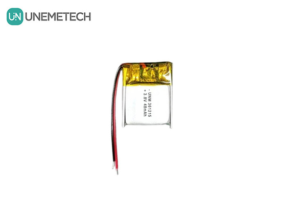 3.8V 48mAh উচ্চ ভোল্টেজ ক্ষুদ্র লিথিয়াম পলিমার ব্যাটারি 361215 RFID ডিভাইসের জন্য