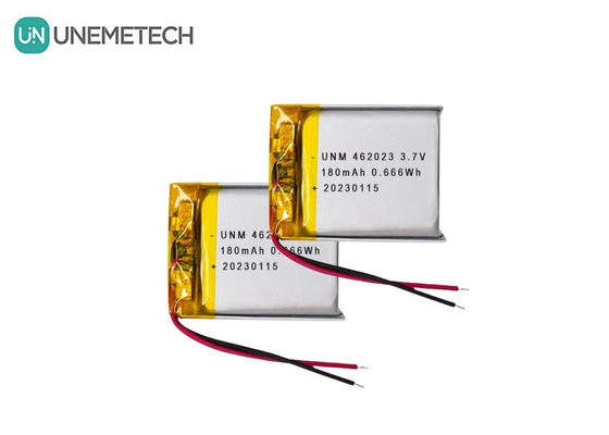 3ইলেকট্রনিক খেলনাগুলির জন্য.7V 180mAh লি-আয়ন ব্যাটারি 462023 লিপো রিচার্জেবল ব্যাটারি প্যাক