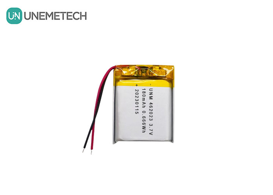 3ইলেকট্রনিক খেলনাগুলির জন্য.7V 180mAh লি-আয়ন ব্যাটারি 462023 লিপো রিচার্জেবল ব্যাটারি প্যাক