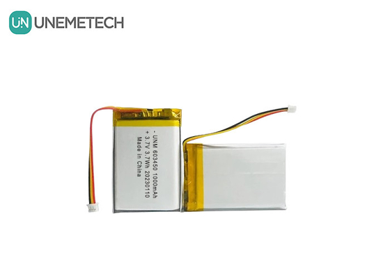 3.7V 1000mAh 603450 রিচার্জযোগ্য উচ্চ ক্ষমতা সম্পন্ন লিপো ব্যাটারি আরসি গাড়ির জন্য