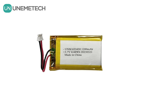 3.7V 1200mAh দ্রুত চার্জিং লিথিয়াম পলিমার ব্যাটারি 653450 ডিজিটাল ক্যামেরার জন্য