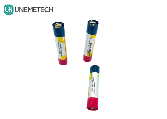 08400 সিলিন্ডারিকাল লিপো ব্যাটারি 3.7V 200mAh রিচার্জযোগ্য লিথিয়াম আয়ন ব্যাটারি স্মার্ট পেনের জন্য