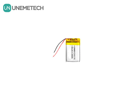 601218 3.7V 80mAh স্মার্ট গ্লাসের জন্য রিচার্জযোগ্য ছোট লিথিয়াম পলিমার ব্যাটারি