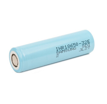 স্যামসাং 32E 18650 3200mAh 6.4A ব্যাটারি 3.65V সিলিন্ডারিকাল লিথিয়াম আয়ন সেল INR18650-32E
