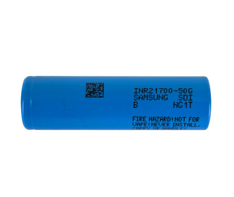 স্যামসাং 50G 21700 5000mAh 9.8A ব্যাটারি 3.63V লিথিয়াম আয়ন ব্যাটারি সেল INR21700-50G