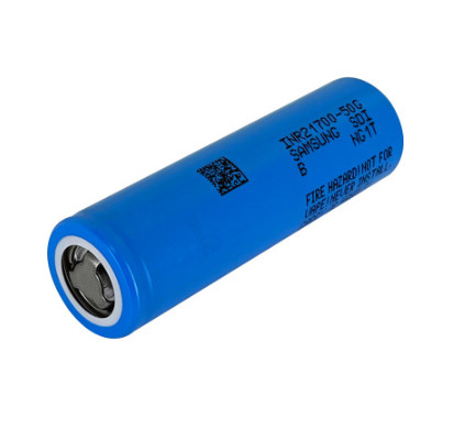 স্যামসাং 50G 21700 5000mAh 9.8A ব্যাটারি 3.63V লিথিয়াম আয়ন ব্যাটারি সেল INR21700-50G