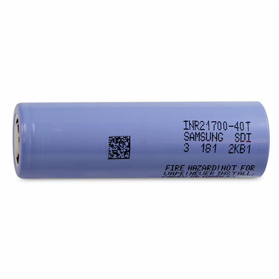 স্যামসাং 40T 21700 4000mAh 35A ব্যাটারি 3.6V লিথিয়াম আয়ন ব্যাটারি সেল INR21700-40T