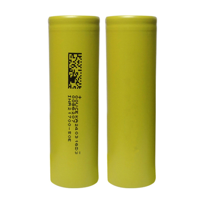 5000mAh 21700 রিচার্জযোগ্য লি-আয়ন ব্যাটারি INR21700-50E গৃহস্থালী যন্ত্রপাতি জন্য
