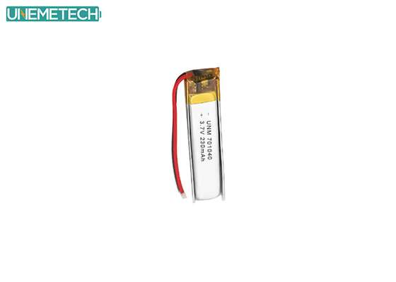 ব্লুটুথ ইয়ারফোন লিপো ব্যাটারি 701040 3.7 ভি 230mAh সিই এবং আইইসি 62133 অনুমোদিত