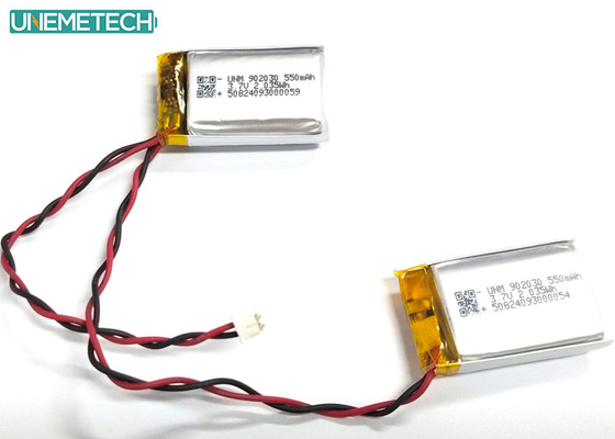 2C ফাস্ট চার্জিং লিপো ব্যাটারি 902030 2P 3.7V 1100mAh লিথিয়াম পলিমার ব্যাটারি প্যাক