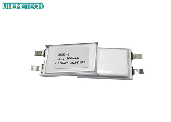 20C উচ্চ স্রাব হার 3.7V 800mah লিপো ব্যাটারি 653048 আরসি বিমানের জন্য