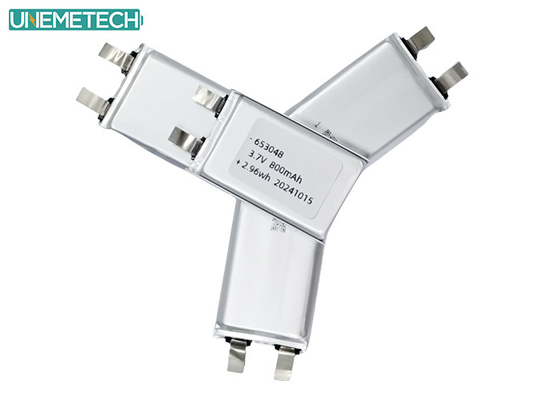 20C উচ্চ স্রাব হার 3.7V 800mah লিপো ব্যাটারি 653048 আরসি বিমানের জন্য