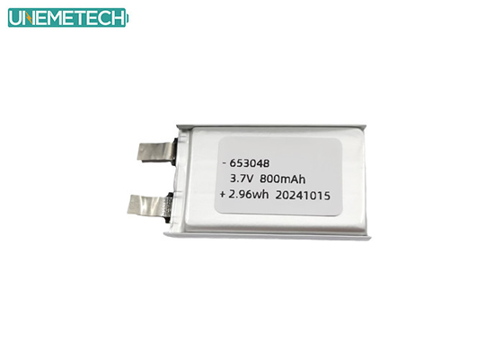 20C উচ্চ স্রাব হার 3.7V 800mah লিপো ব্যাটারি 653048 আরসি বিমানের জন্য