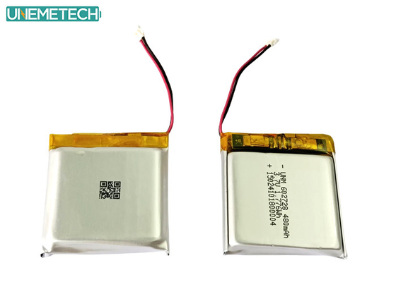 3.7V 480mAh 602728 রিচার্জযোগ্য লিথিয়াম-আয়ন পলিমার ব্যাটারি মিনি রেকর্ডারের জন্য