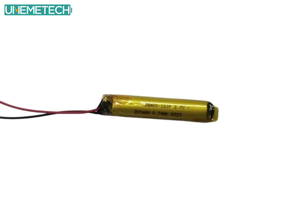 গুণমান 08400 সিলিন্ডারিকাল লিপো ব্যাটারি 3.7V 200mAh রিচার্জযোগ্য লিথিয়াম আয়ন ব্যাটারি স্মার্ট পেনের জন্য কারখানা